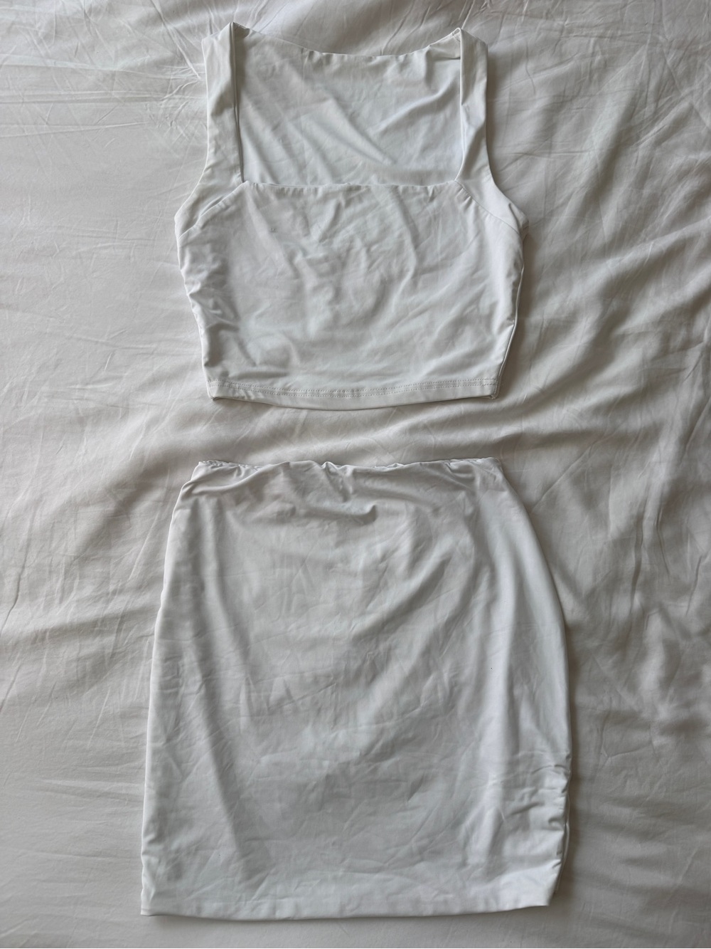 Everyday T-Shirt, Tank, Set, Shorts Bundle in Black, White, Gray, and Tan - Picture 2 of 5